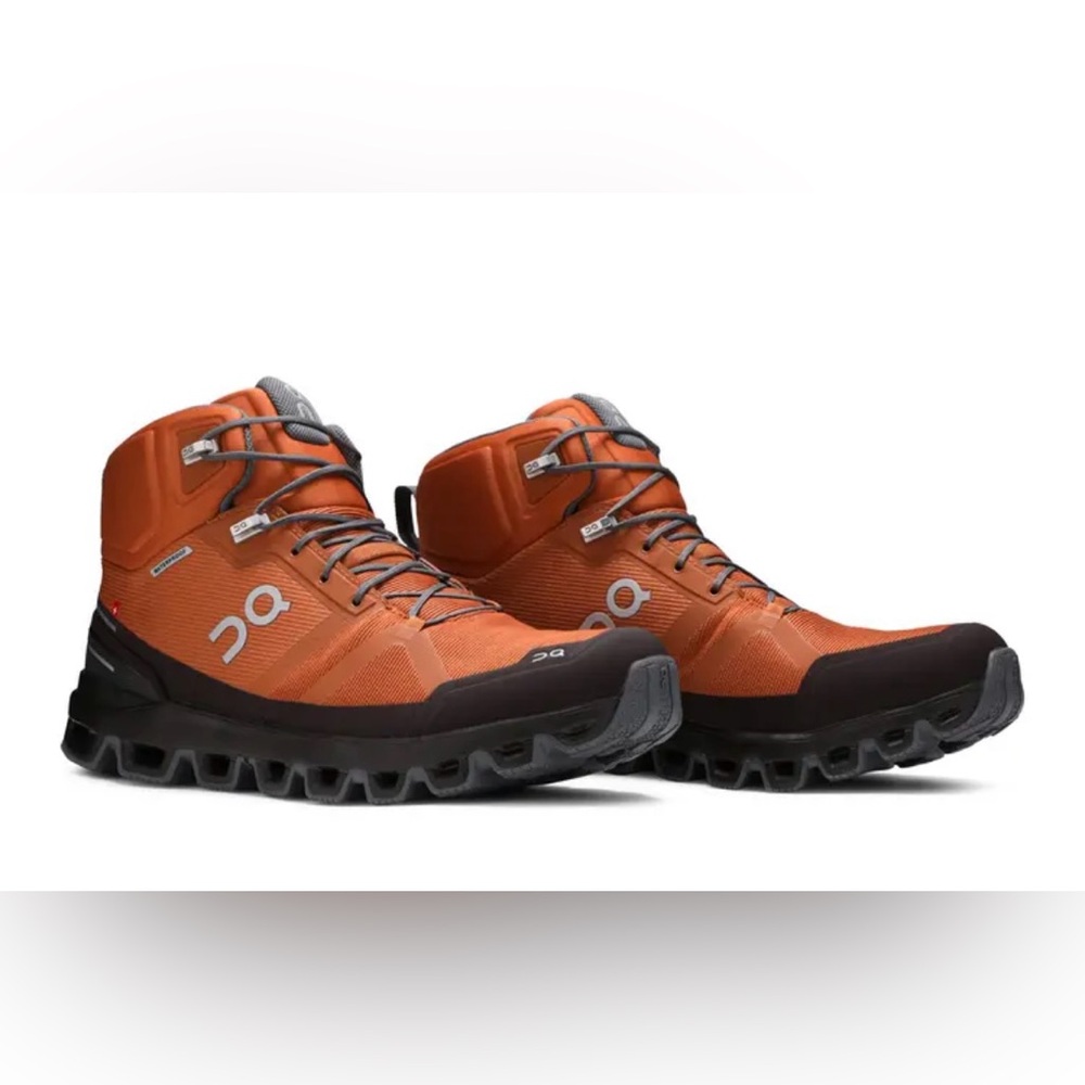 ON Cloudrock Hiking Boots Shoes Sneakers Men’s 10.5 Pecan Brown